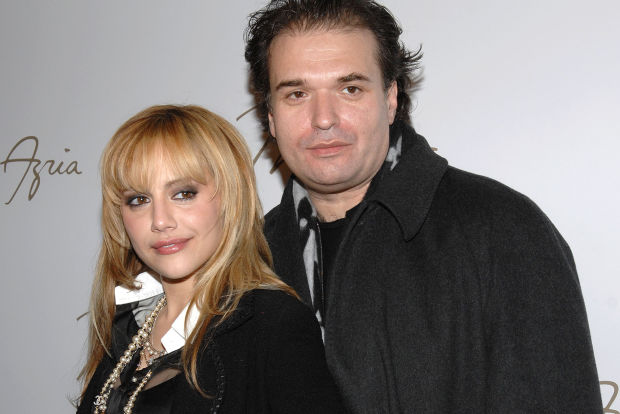 New York, NY - 02- 04 - 08 - Mercedes-Benz New York Fashion Week Fall 2008 Max Azria Fashion Show - Backstage -PICTURED:Brittany Murphy and Husband Simon Monjack -PHOTO by: Paul Hawthorne/Startraksphoto.com -FileName: PT110956.JPG #Event/#Photo= 30894988100/30894989004
