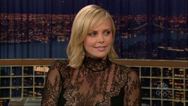 Charlize Theron Late Night with Conan O'Brien 12 October 2005
